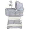 Sweetli Nurture Bassinet, Grey Melange - Bassinets - 4