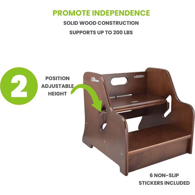StepUp Step Stool, Espresso - Kids Seating - 4