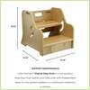 StepUp Step Stool, Natural - Kids Seating - 5