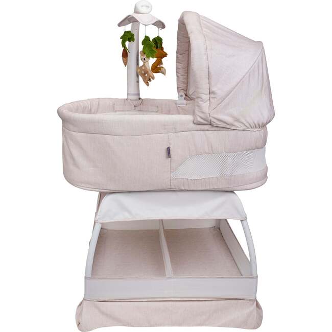 Sweetli Calm Bassinet, Wheat Melange - Bassinets - 5