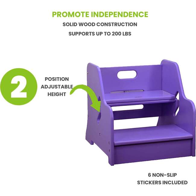 StepUp Step Stool, Lilac - Kids Seating - 6