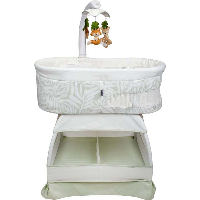 Sweetli Calm Bassinet, Sage Fern Leaves - Bassinets - 6