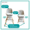 2-in-1 Turn-A-Tot High Chair, Grey Taupe - Highchairs - 6