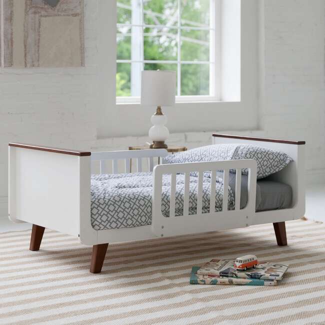 MOD Toddler Bed, White & Espresso - Beds - 3