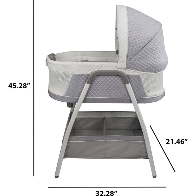 Journey 2-in-1 Bassinet, Grey - Bassinets - 7