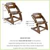 Grow with Me Chair (Set of 2), Espresso - Kids Seating - 4