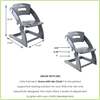 Grow with Me Chair (Set of 2), Earl Grey - Kids Seating - 5