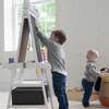 Deluxe Learn and Play Art Center, Soft White - Easels & Art Tables - 2