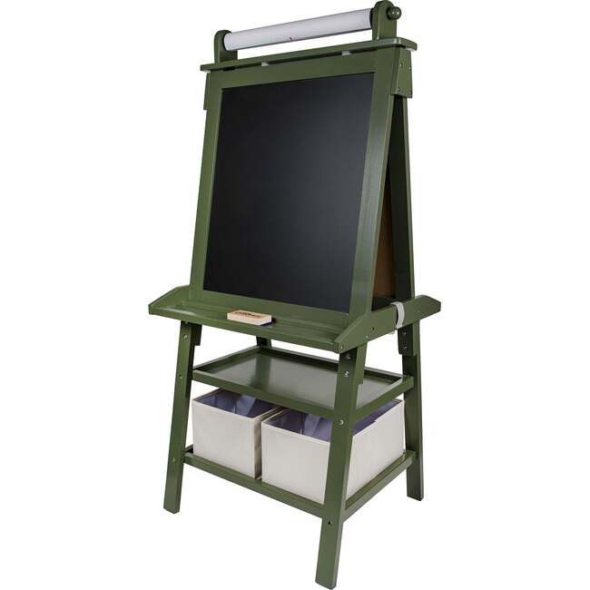 Deluxe Learn and Play Art Center, Olive Green - Play Tables - 4