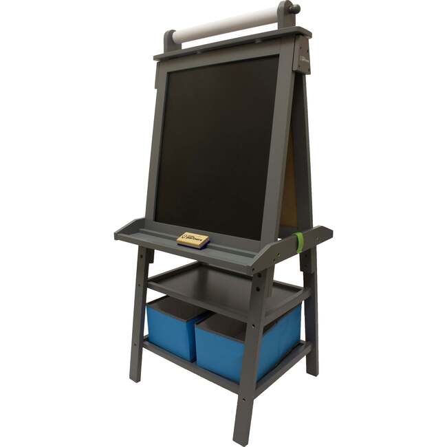 Deluxe Learn and Play Art Center, Earl Grey - Easels & Art Tables - 4