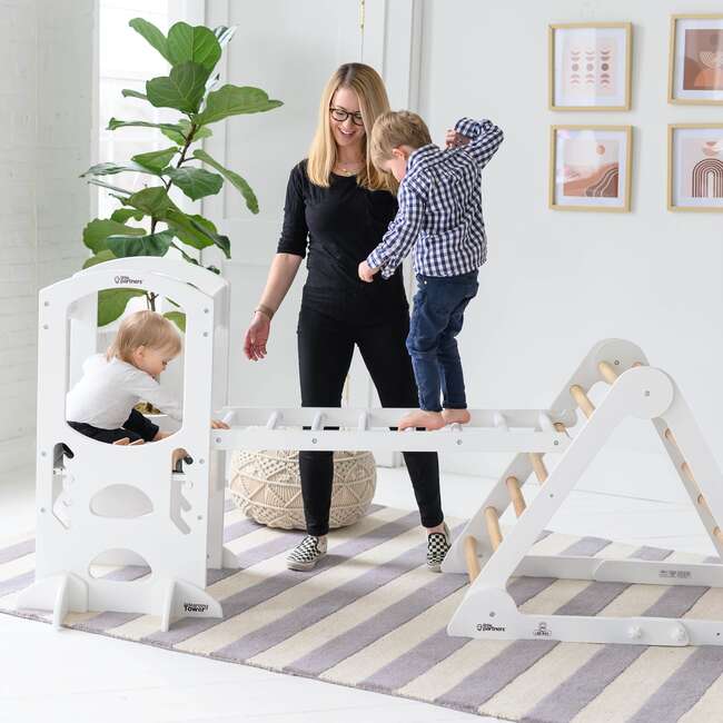 Climbing Ladder, Soft White - Climbers & Play Gyms - 3