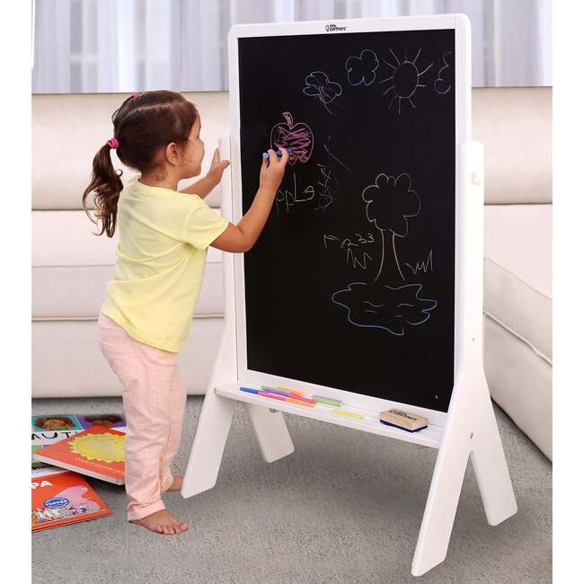 Contempo Art Easel, Soft White - Easels & Art Tables - 3