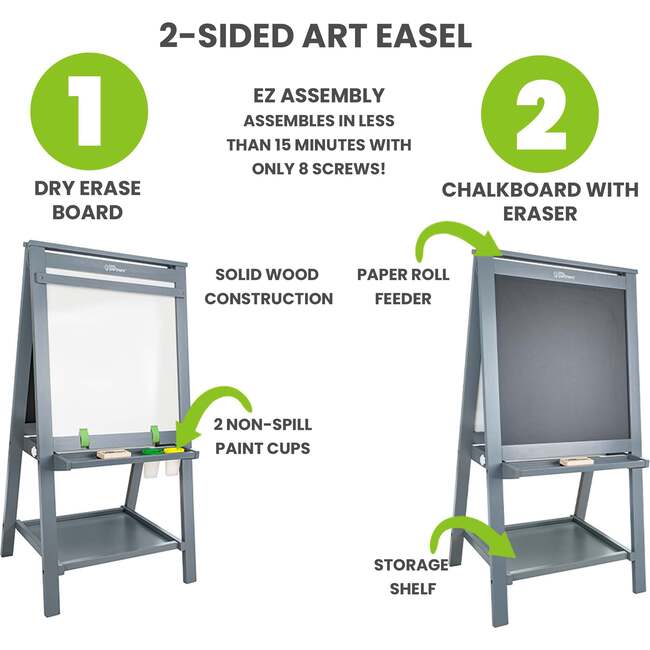 Artist EZ Easel, Earl Grey - Easels & Art Tables - 4