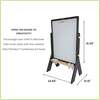 Contempo Art Easel, Charcoal with Natural - Play Tables - 7