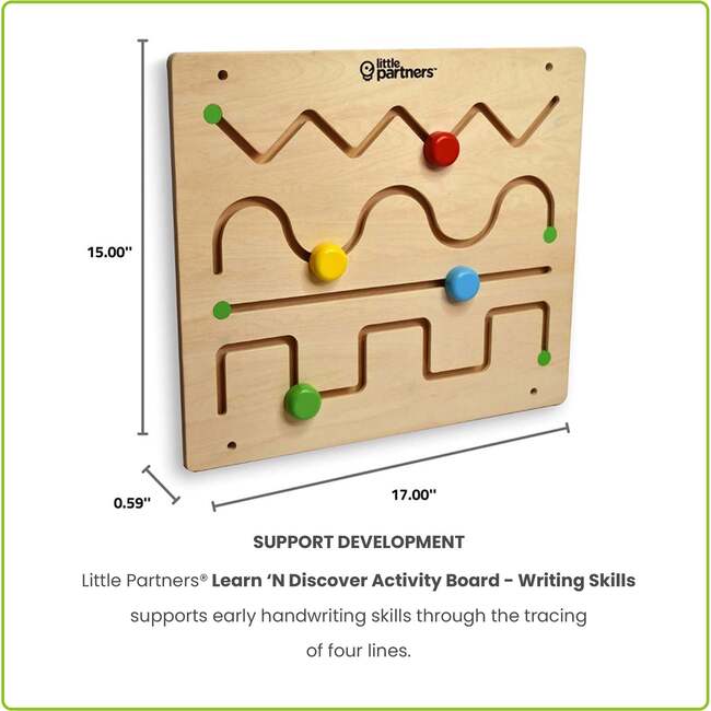 Activity Board for Learning Towers, Writing Skills - Play Tables - 6