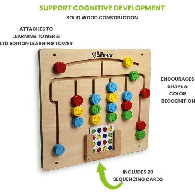 Activity Board for Learning Towers, Match N Play - Play Tables - 5