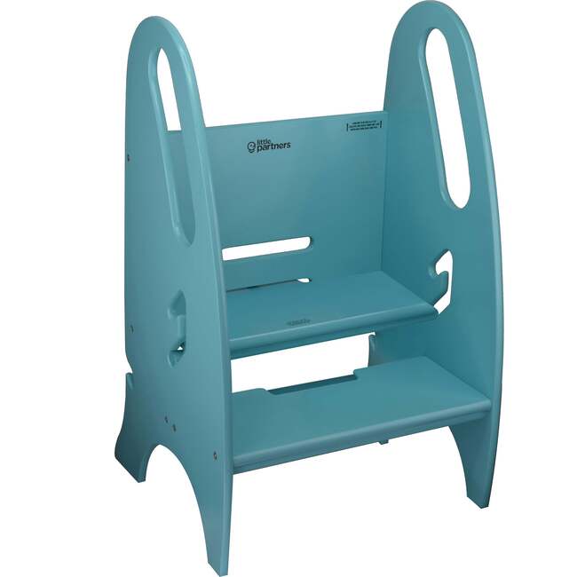 3-in-1 Growing Step Stool, Turquoise