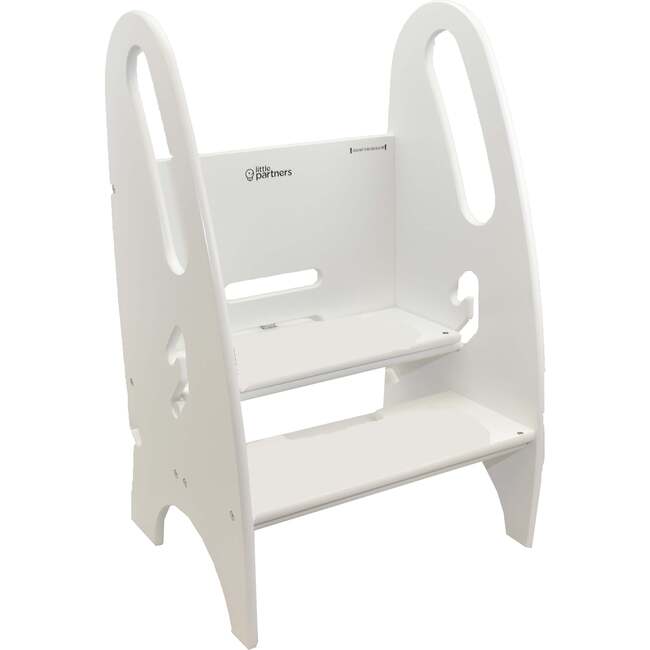 3-in-1 Growing Step Stool, Soft White