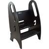 3-in-1 Growing Step Stool, Ebony - Kids Seating - 1 - thumbnail