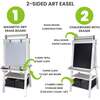 Deluxe Learn and Play Art Center, Soft White - Easels & Art Tables - 6