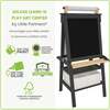 Deluxe Learn and Play Art Center, Charcoal with Natural - Play Tables - 6 - thumbnail