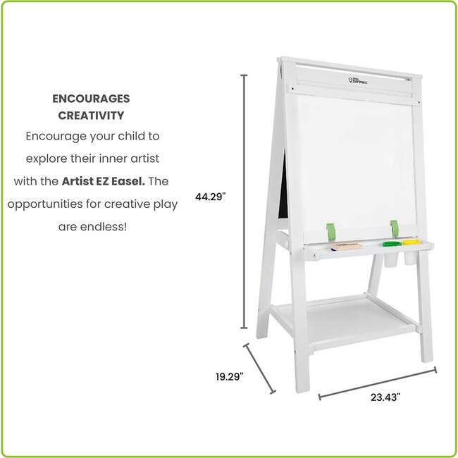 Artist EZ Easel, Soft White - Easels & Art Tables - 6