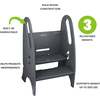 3-in-1 Growing Step Stool, Earl Grey - Kids Seating - 5