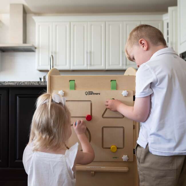 Activity Board for Learning Towers, Shapes - Play Tables - 3