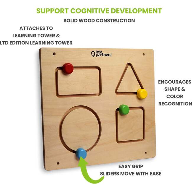 Activity Board for Learning Towers, Shapes - Play Tables - 5