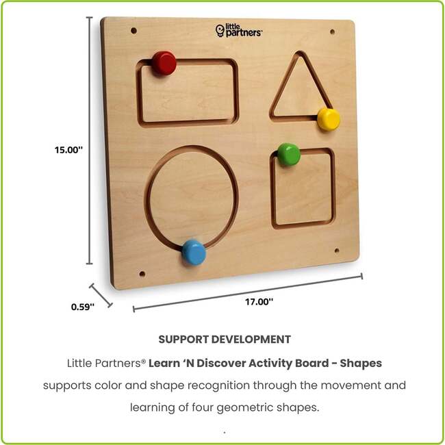 Activity Board for Learning Towers, Shapes - Play Tables - 6