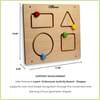 Activity Board for Learning Towers, Shapes - Play Tables - 6