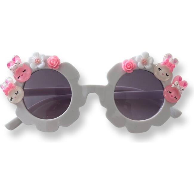 Bunny Love Cami Flower Sunnies, White