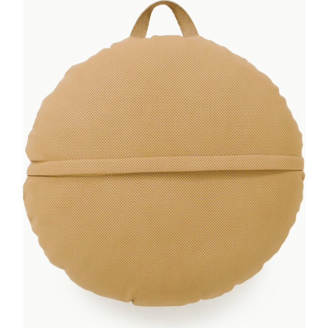 Mini Floor Circle Cushion, Camel - Kids Seating - 3