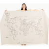 Large Tapestry, World Map - Wall Décor - 1 - thumbnail