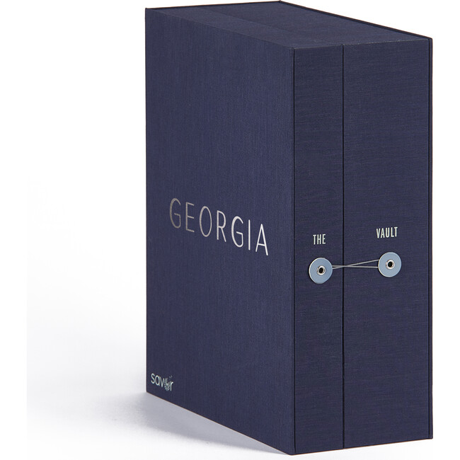 Exclusive Monogrammable Georgia Vault Baby Keepsake Box, Something Blue