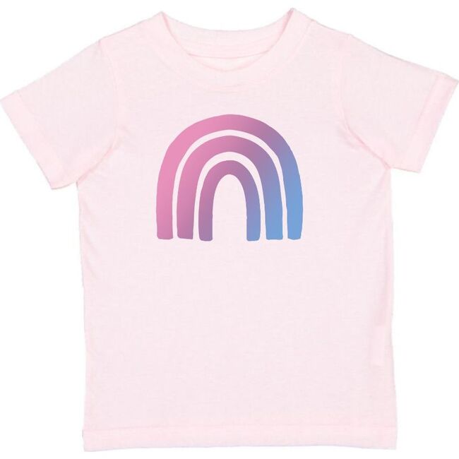 Rainbow Doodle S/S Shirt, Ballet Pink