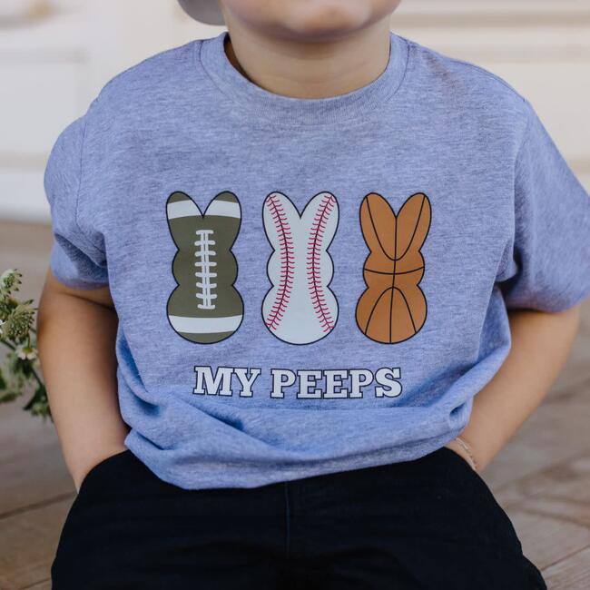 Sports Peeps S/S Shirt, Gray - Shirts - 3
