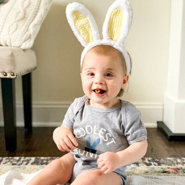 Coolest Bunny S/S Bodysuit, Gray - Shirts - 2