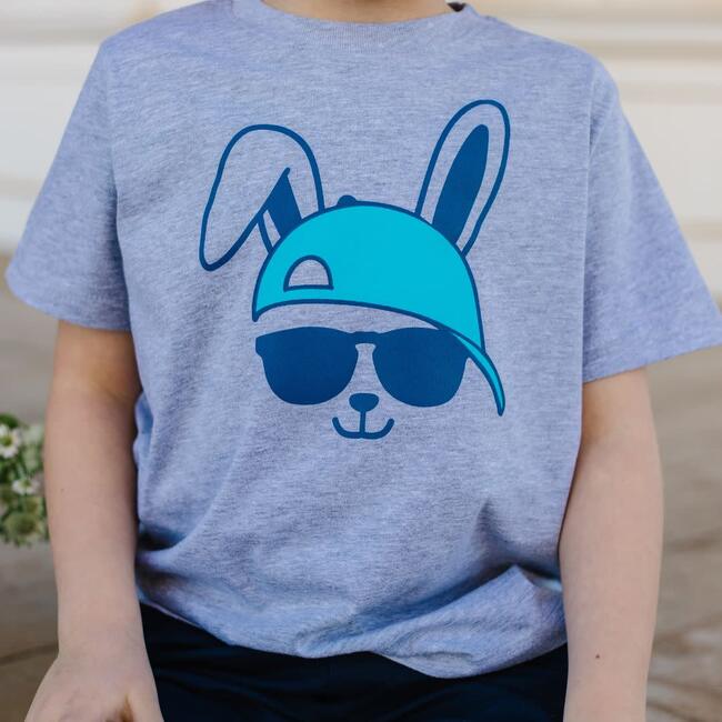 Bunny Dude S/S Shirt, Gray - Shirts - 3
