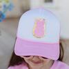 Girl Bunny Patch Hat, Pink - Hats - 3