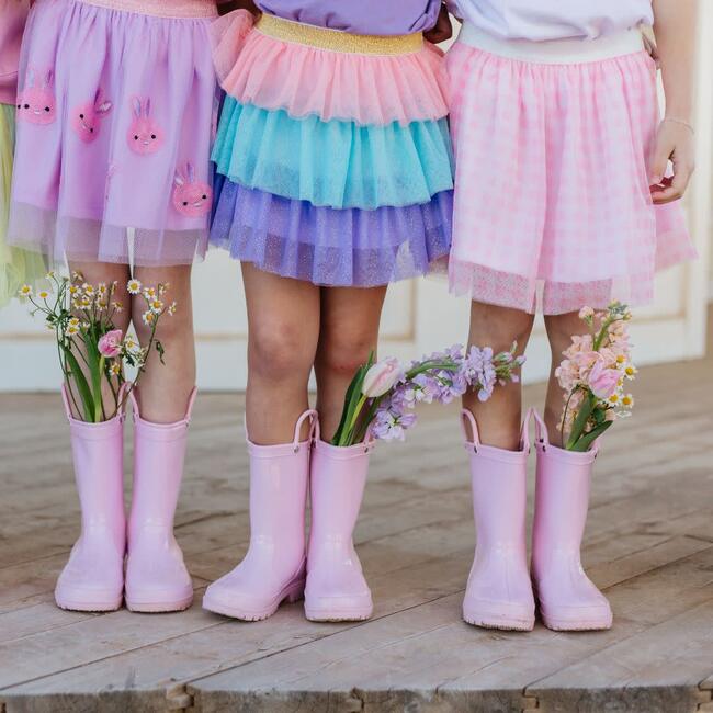 Pink Gingham Tutu, Pink - Tutus - 4