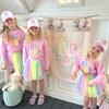 Girl Bunny Patch Hat, Pink - Hats - 6