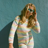 Zynie Sweater Shorts Set, Multi Stripe - Shorts - 2