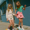 Zynie Sweater Shorts Set, Multi Stripe - Shorts - 4
