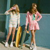 Zynie Sweater Shorts Set, Multi Stripe - Shorts - 7