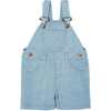 Classic Denim Overall Shorts, Faded Denim - Overalls - 1 - thumbnail
