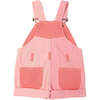 Tonal Colourblock Overall Shorts, Pink - Shorts - 3