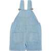 Classic Denim Overall Shorts, Faded Denim - Overalls - 3
