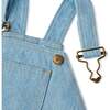 Classic Denim Overall Shorts, Faded Denim - Overalls - 5