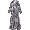 Women's Sienna Maxi Leaves Print Dress, Black - Dresses - 1 - thumbnail